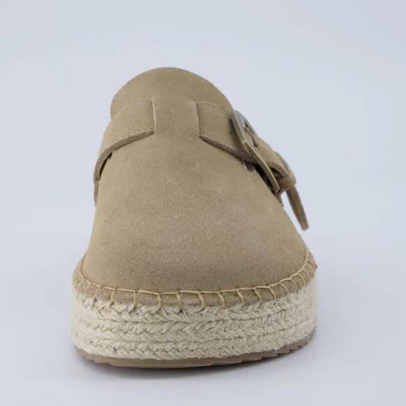 Haute Hippie Aria Espadrille Clog, color biscuit, size 7M - Picture 3 of 6